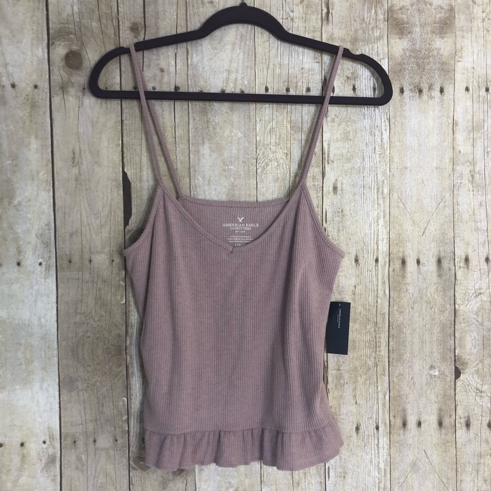 NEW Blush Ribbed Strappy Tank - Picture 2 of 5